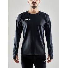 Craft Sport Long Sleeve Shirt Evolve Crew Neck - made of stretch material - black Men